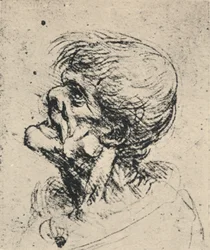 Grof profiel naar links, ca. 1480