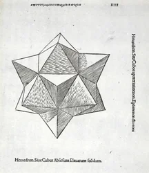 Hexaedron abscisum elevatum solidum, illustratie uit 