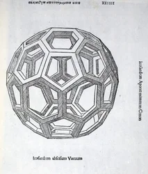 Icosaedron abscisum vacuum, illustratie uit 