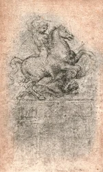 Studie voor het Sforza-monument, c1482-c1499 1883