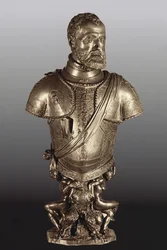 Portretbuste van de Heilige Roomse Keizer Karel V (1500-58)