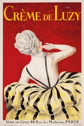 "Crème de Luzy", een reclameposter voor het Parijse cosmeticabedrijf Luzy, 1919