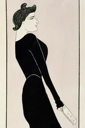 Portret van Lucienne Breval (Zürich)