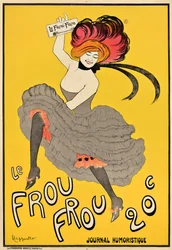 Affiche voor het Franse tijdschrift „Le Frou Frou”, 1899