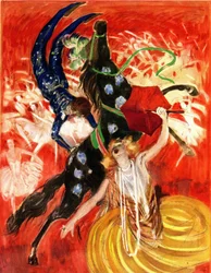 Het circus - compositie van Leonetto Cappiello (1875-1942) 1923