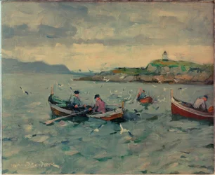 Vissers op de Lofoten