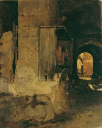 Poort van een Arabisch huis