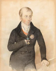 Portret van keizer Ferdinand I van Oostenrijk, 1836
