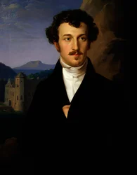 Portret van Franz Von Schober