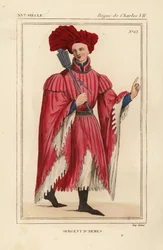 Sergeant-at-arms met ceremoniële knots