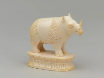 Witte loper, schaakstuk, India, circa 1820