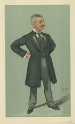 Kolonel Francis Reginald Wingate, In het kamp van de Madhi, 9 september 1897, Vanity Fair cartoon