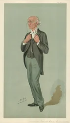 Mr F W Warre-Cornish, de vice-voorzitter van Eton, de vice-voorzitter, 26 september 1901, Vanity Fair cartoon