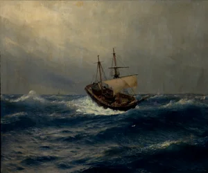 Storm op Zee, 1887