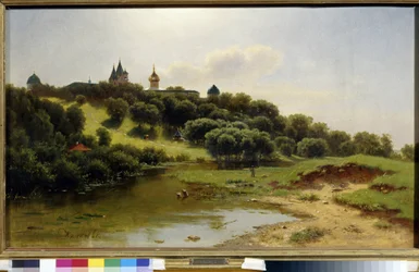Het Savvino Storozhevsky-klooster, nabij Zvenigorod (Rusland)