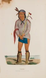 Een Siouxopperhoofd, uit de Aboriginal Portfolio