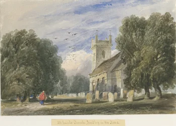 Kerk van Bradley-in-the-Moors, zonder datum [ca. 1830-1840]