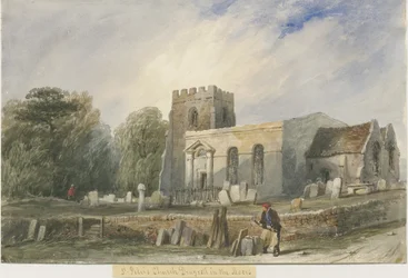 Kerk van Draycott in the Moors, zonder datum [?19e eeuw]