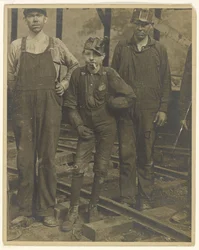 [Three Miners (S. Pittston, Pennsylvania)].