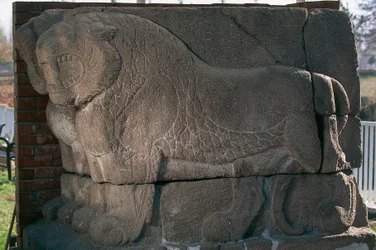 Bas-reliëf met leeuwen uit Kultepe (Kanesh), Cappadocië, Turkije, Hettitische beschaving, 3e millennium v.Chr.