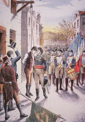 Franse generaal Jean Sarrazin kust opgehangen Ierse rebel Patrick Walsh