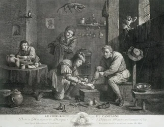 De plattelandschirurg, ca. 1747