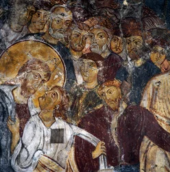 Jezus en de Apostelen, fresco