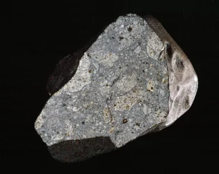 Meteoriet gevonden in de Aube, gevallen in 369 - Museum voor Natuurgeschiedenis, Parijs