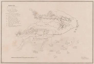 Schets van het Fort van Ghuznee. Veroverd op 23 juli 1839