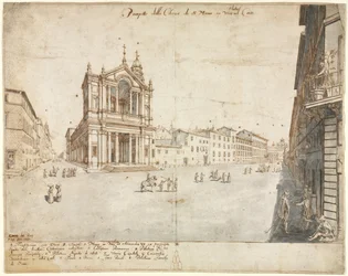 Achttien Zichten van Rome: Santa Maria in Via Lata