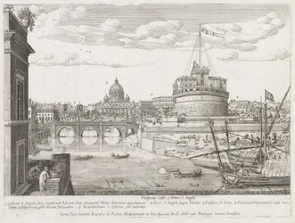St. Angelo uit "Prospectus Locurum Urbis Romae Insign[ium]"