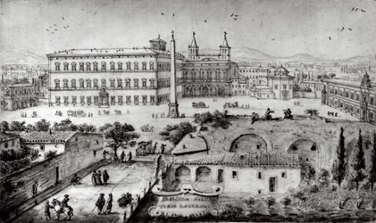 Uitzicht op Lateranen, Rome, 1672-73