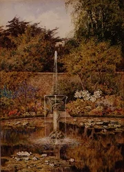 Een oude watertuin