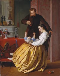 Gesprekstuk, ca. 1851-52