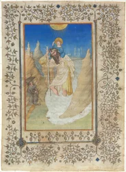Sint Christoffel die het Christuskind Draagt