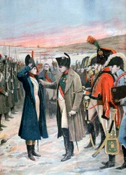 Napoleon presenteert vrouwelijke officier Marie Schellinck met het Legioen van Eer, 1808 1894