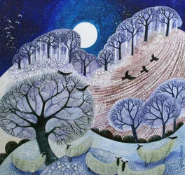 Eerste sneeuw, Surrey Hills