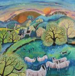 Grazende schapen, 2021