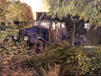 Van de weg af