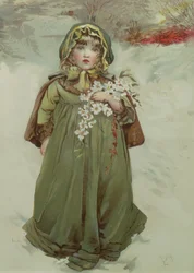 Frontispice uit Christmas Roses, 1880