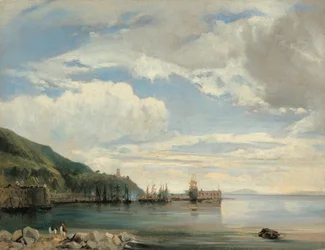 Aan de baai van Napels, ca. 1830