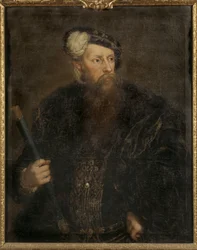 Portret van koning Gustaaf I van Zweden