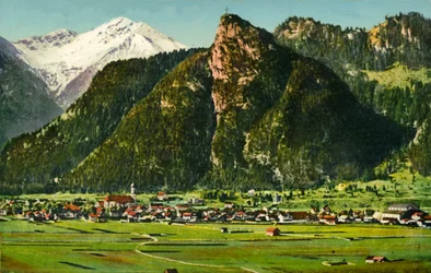 Oberammergau, Beieren, Duitsland ca. 1922