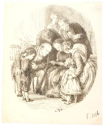 Voorlezen. Familiegroep