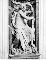 De profeet Elia, in de Chigi-kapel
