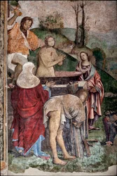 Leven van St Cecilia: Martelaarschap van St Cecilia, detail (detail)