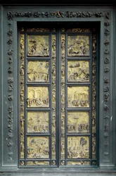 Poort van het Paradijs, gerealiseerd door Ghiberti Lorenzo (1378-1443)