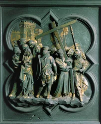 Noordpoort (genoemd Porte de la Croix, in het noorden), exterieur detail: 