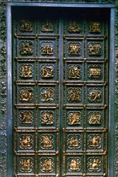 De noorddeuren van het Baptisterium van San Giovanni, 1403-1424