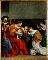 Mystiek Huwelijk van de Heilige Catharina van Siena